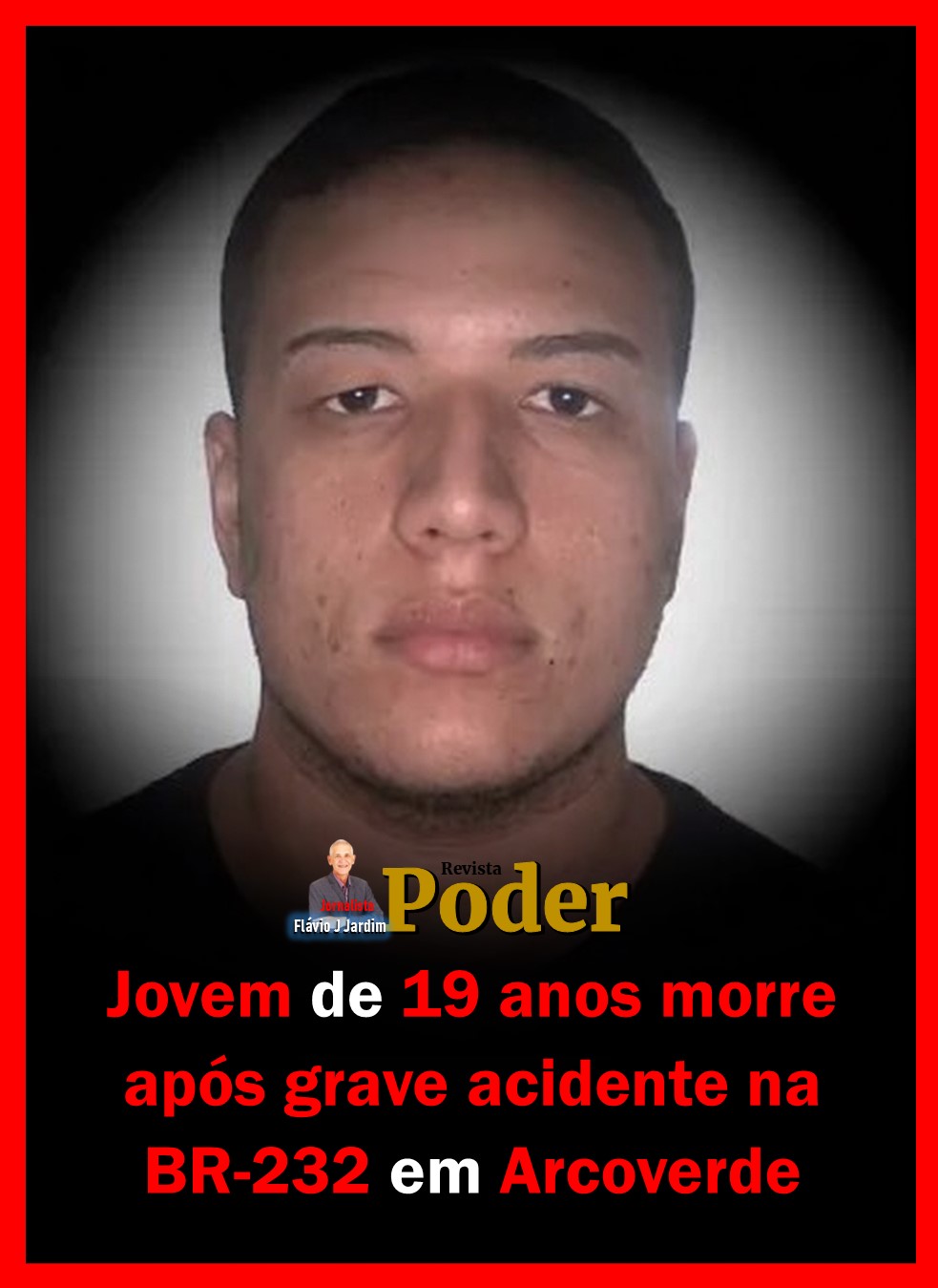 Jovem de 19 anos morre após grave acidente na BR-232 em Arcoverde