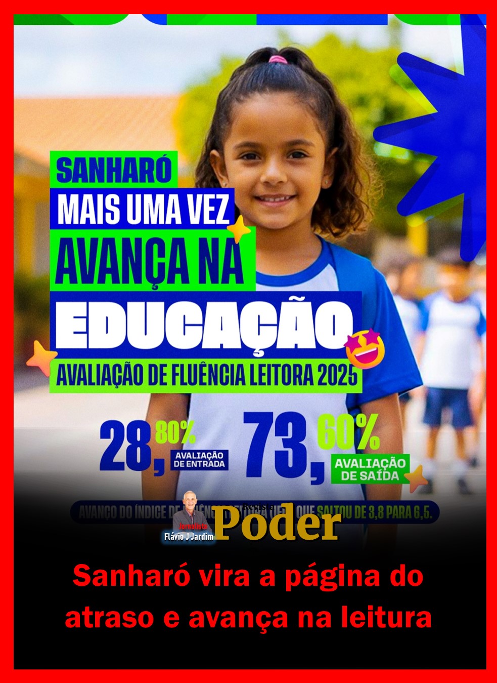 Sanharó vira a página do atraso e avança na leitura