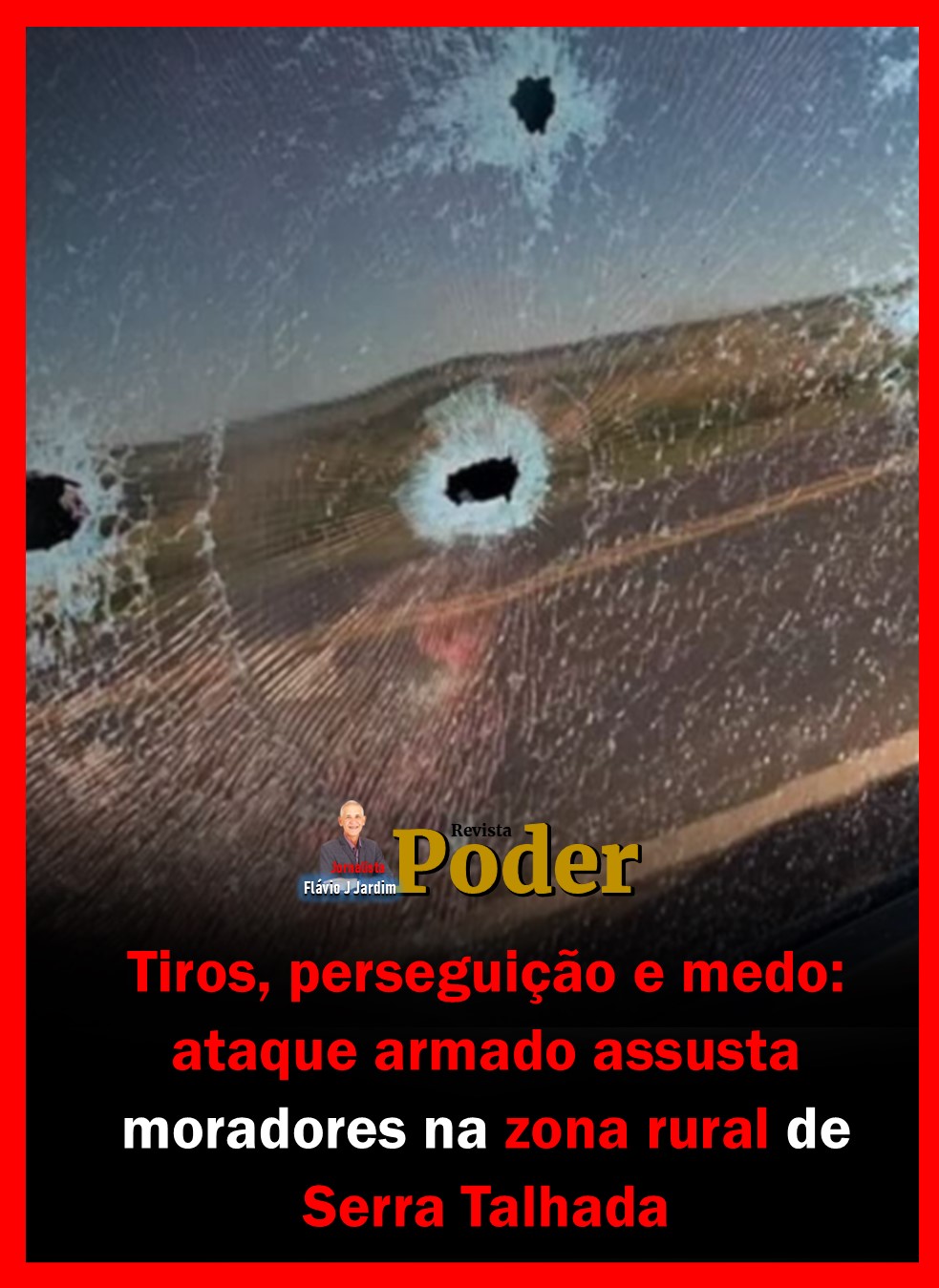 Tiros, perseguição e medo: ataque armado assusta moradores na zona rural de Serra Talhada