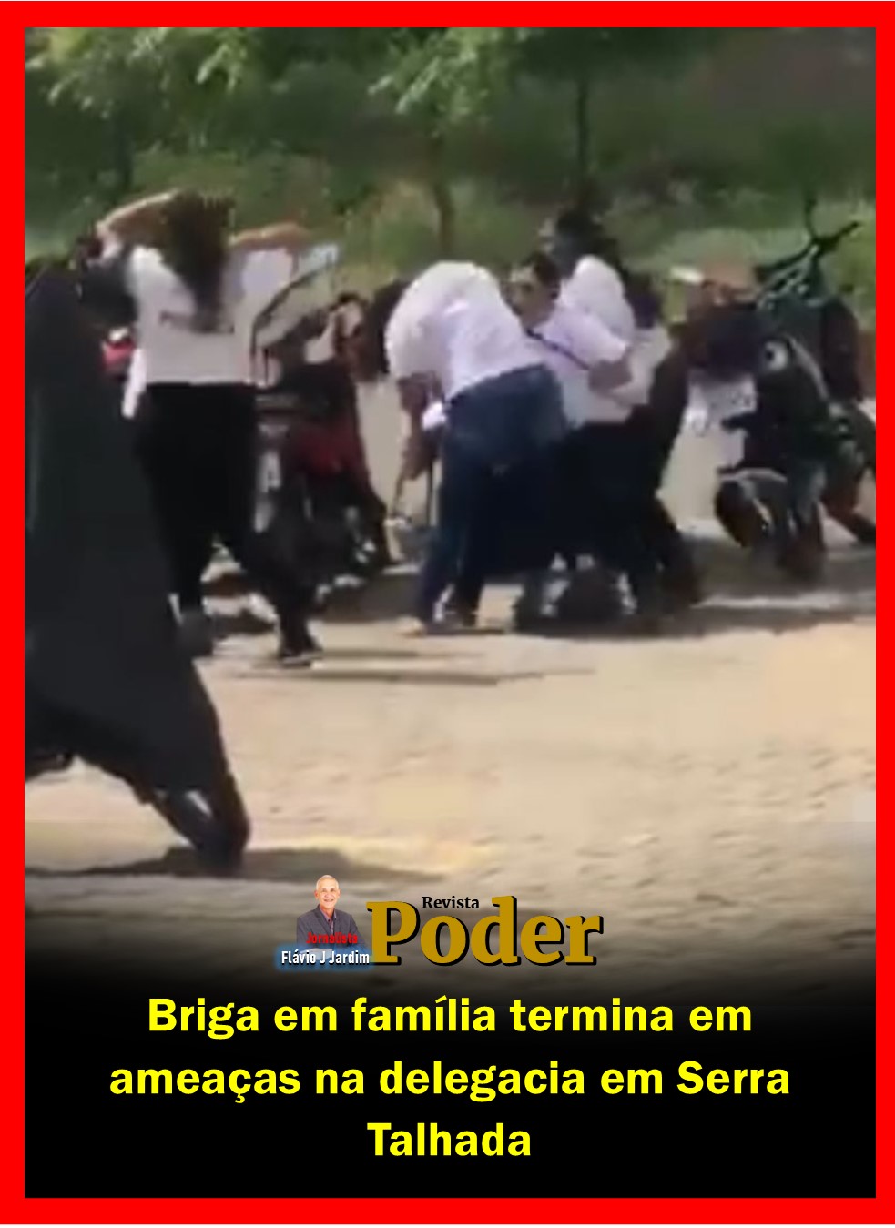 Briga em família termina em ameaças na delegacia em Serra Talhada