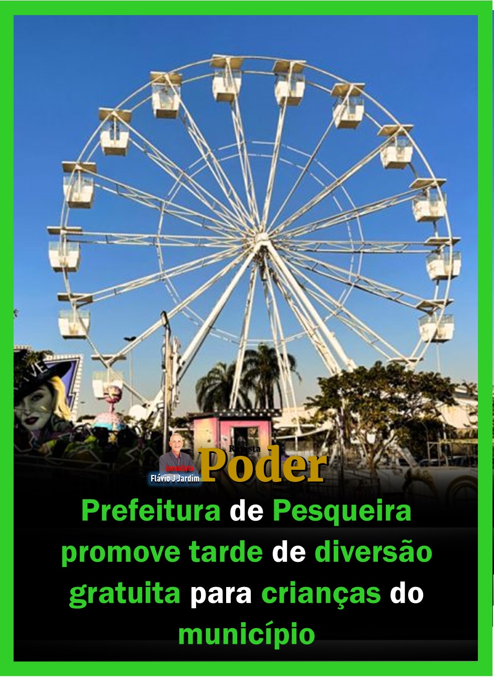 Prefeitura de Pesqueira promove tarde de diversão gratuita para crianças do município