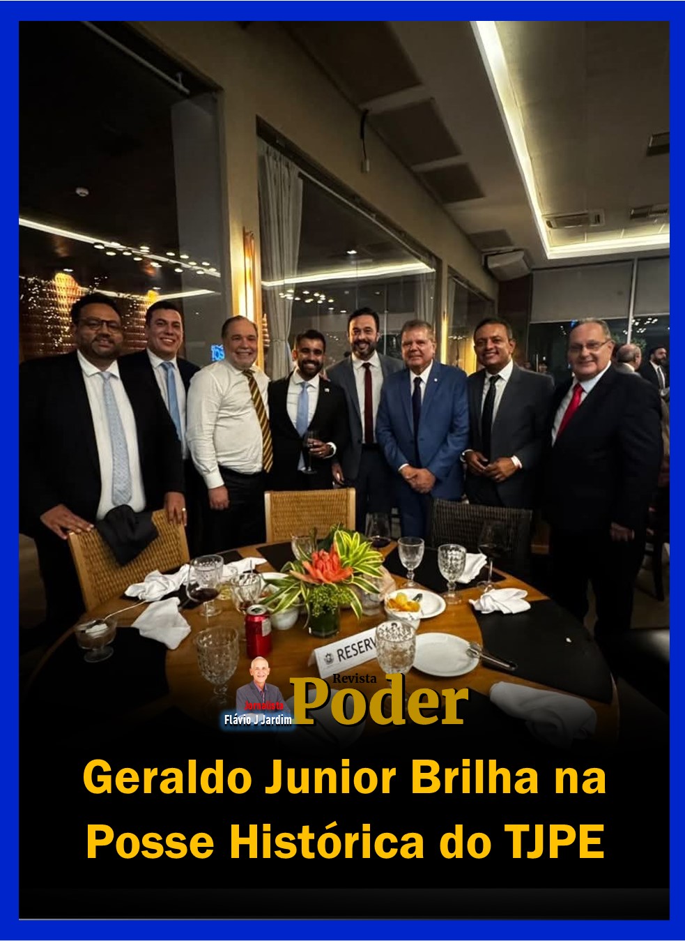 Geraldo Junior Brilha na Posse Histórica do TJPE
