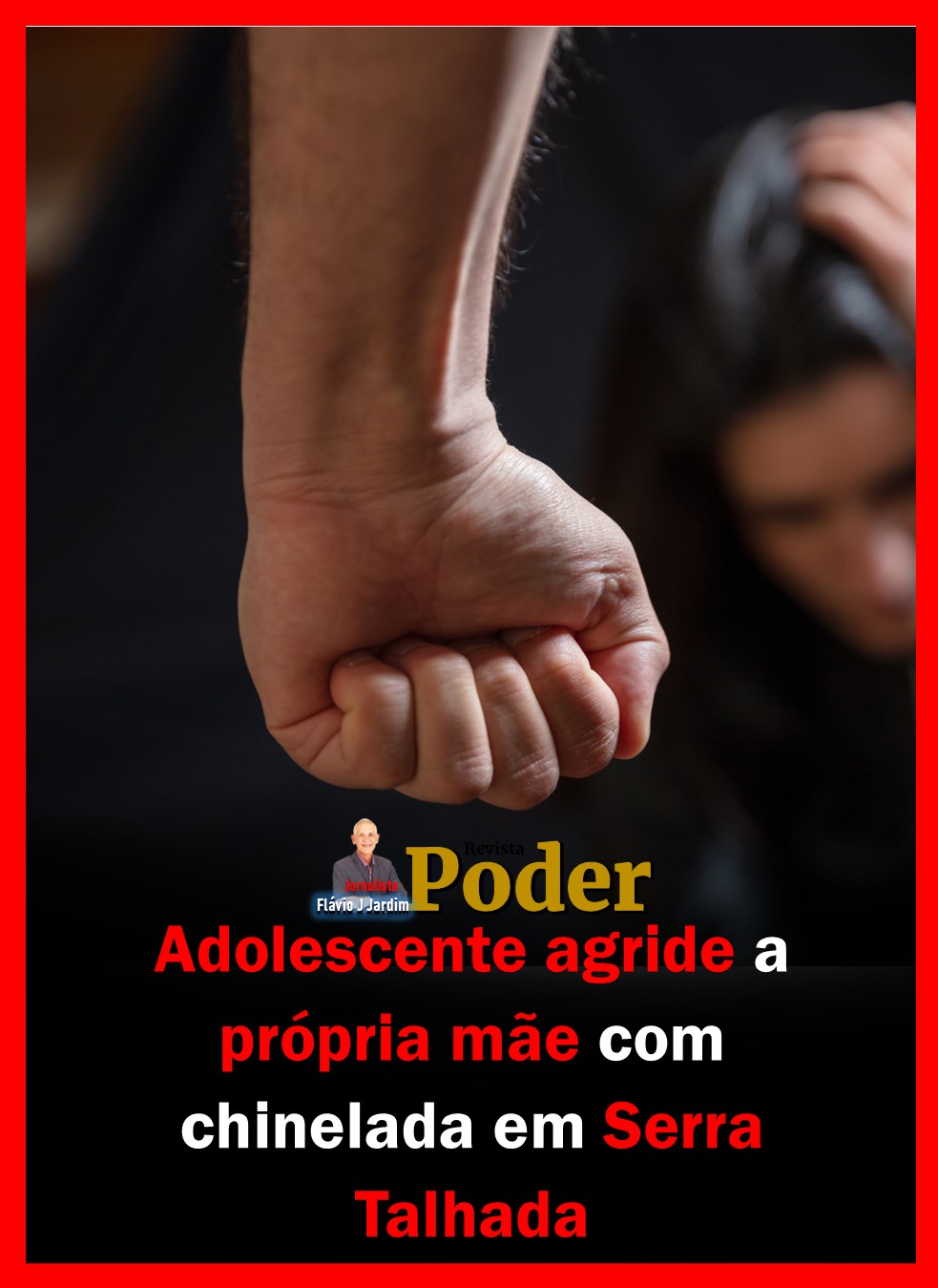 Adolescente agride a própria mãe com chinelada em Serra Talhada