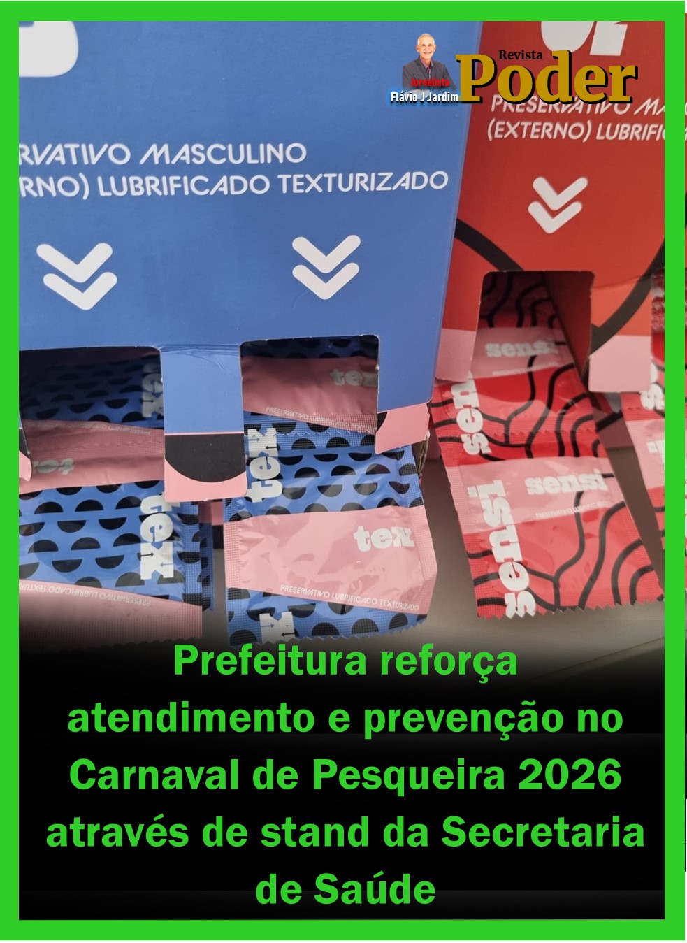 Prefeitura reforça atendimento e prevenção no Carnaval de Pesqueira 2026 através de stand da Secretaria de Saúde
