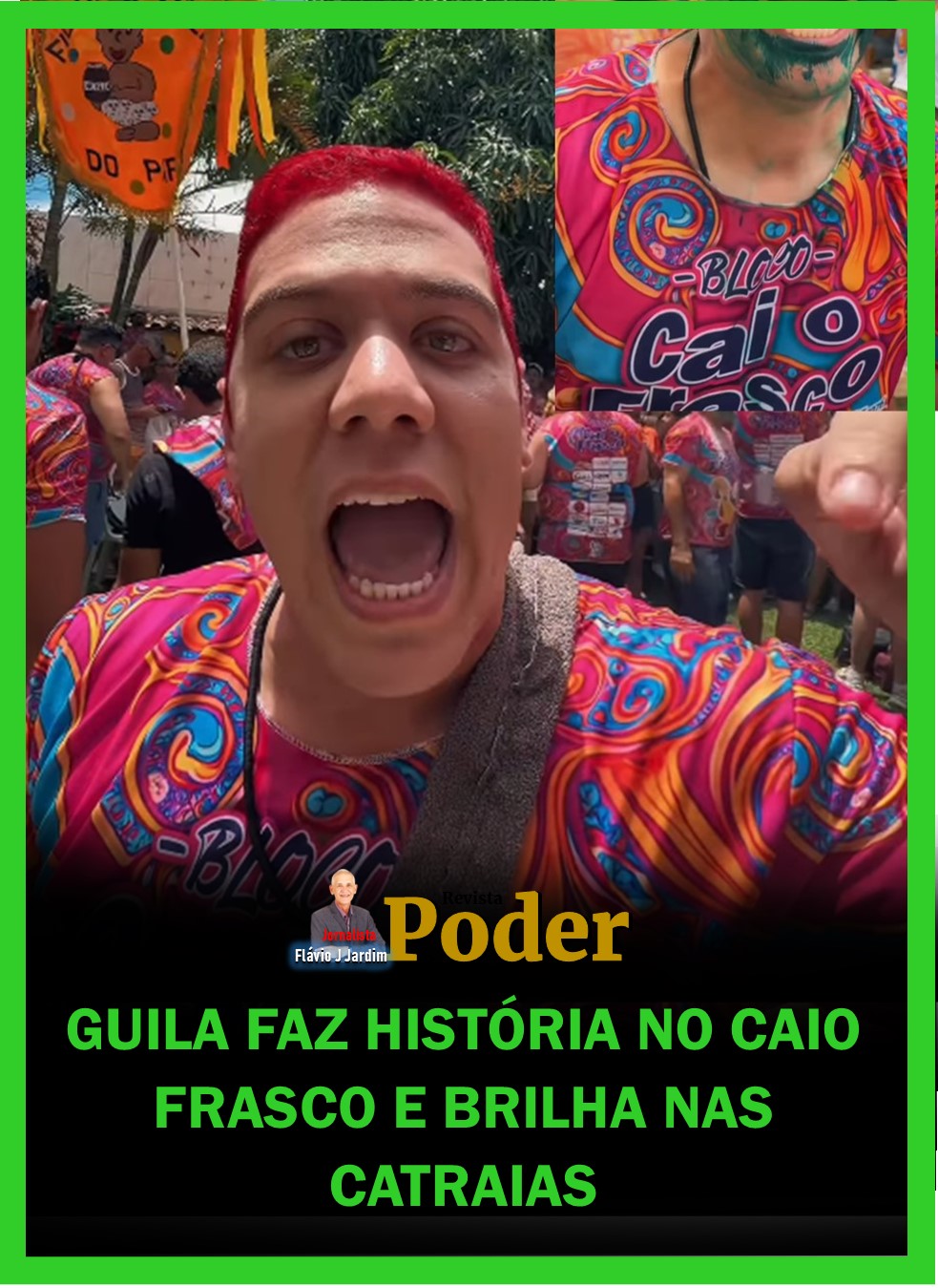 GUILA FAZ HISTÓRIA NO CAIO FRASCO E BRILHA NAS CATRAIAS