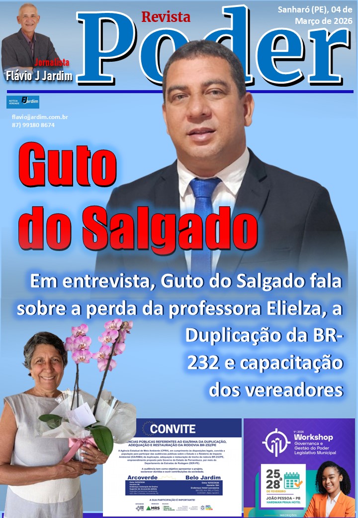 Sanharó vive novo momento político sob liderança firme de Guto do Salgado