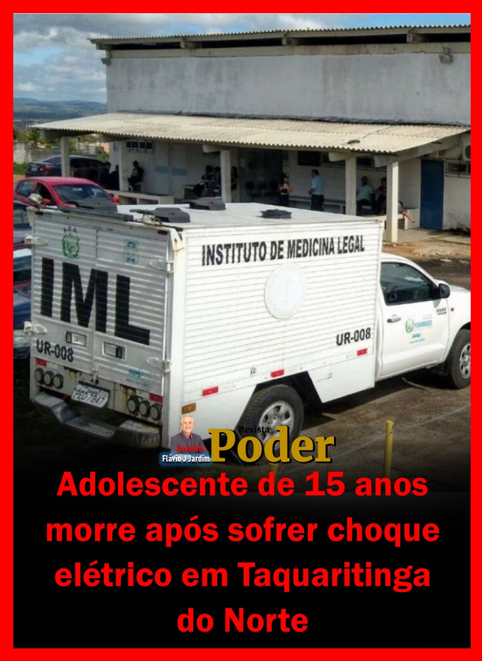 Adolescente de 15 anos morre após sofrer choque elétrico em Taquaritinga do Norte