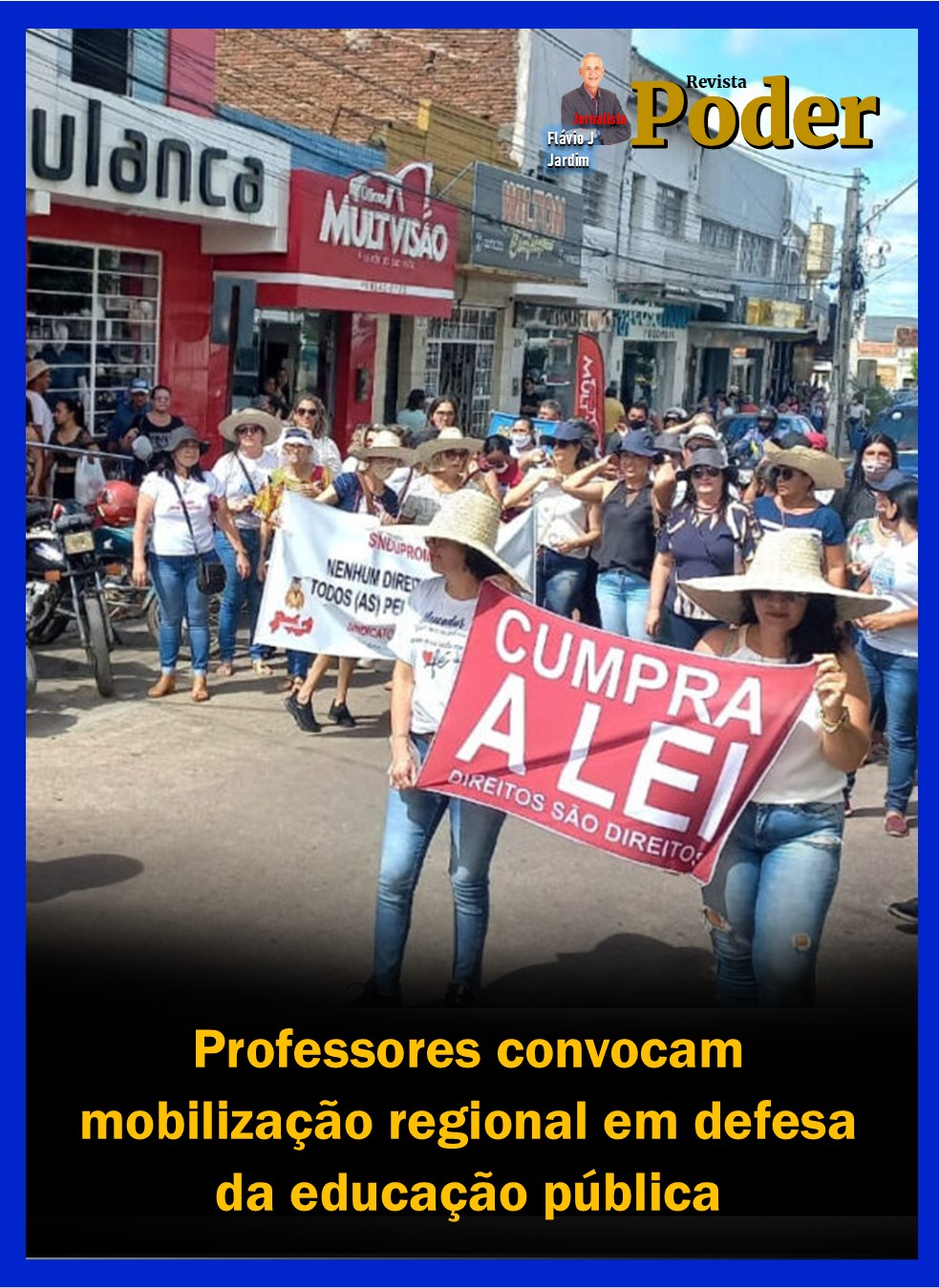 Professores convocam mobilização regional em defesa da educação pública