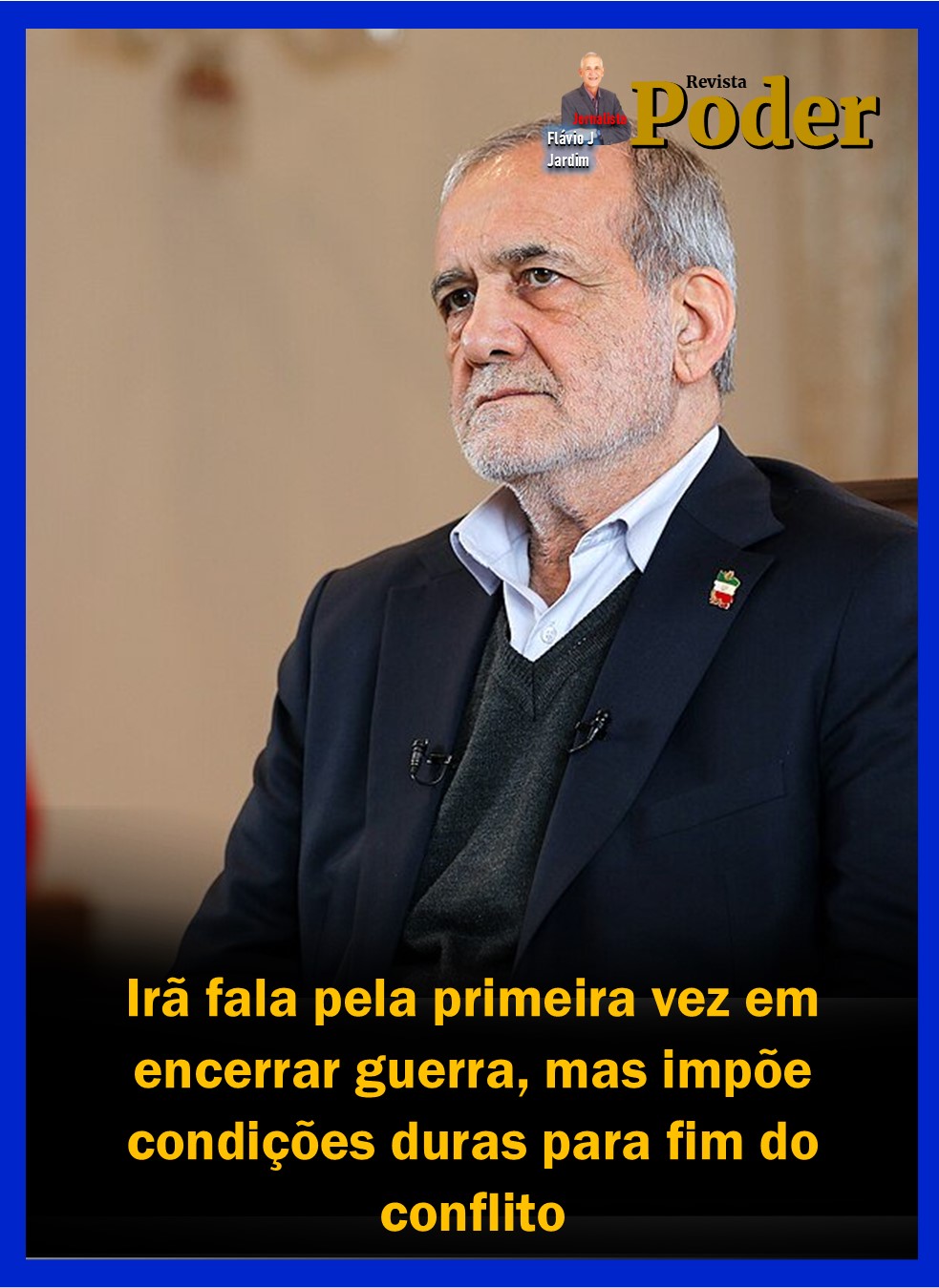 Irã fala pela primeira vez em encerrar guerra, mas impõe condições duras para fim do conflito