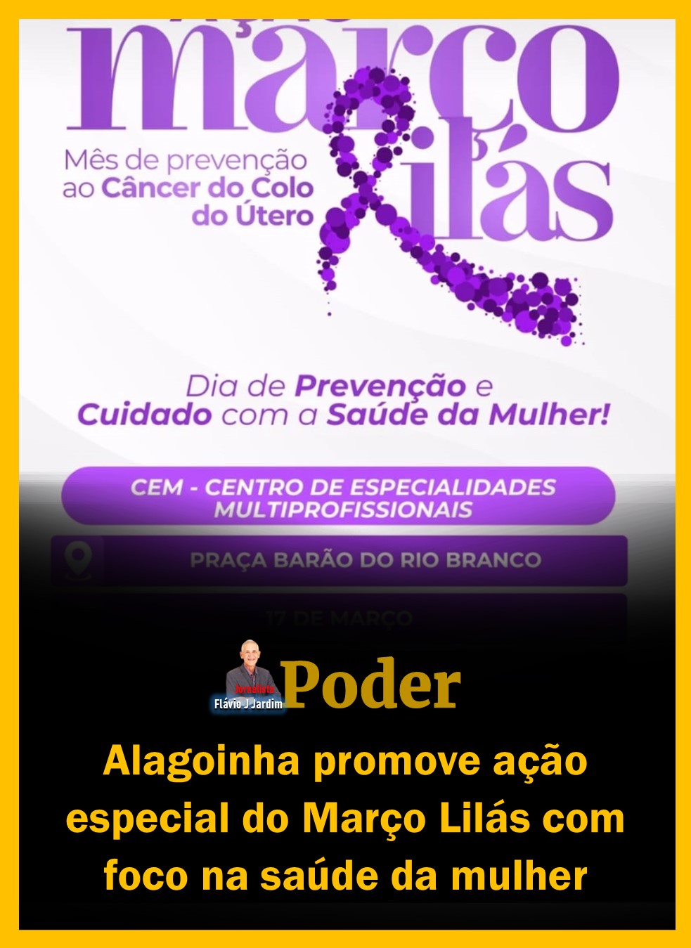 Alagoinha promove ação especial do Março Lilás com foco na saúde da mulher