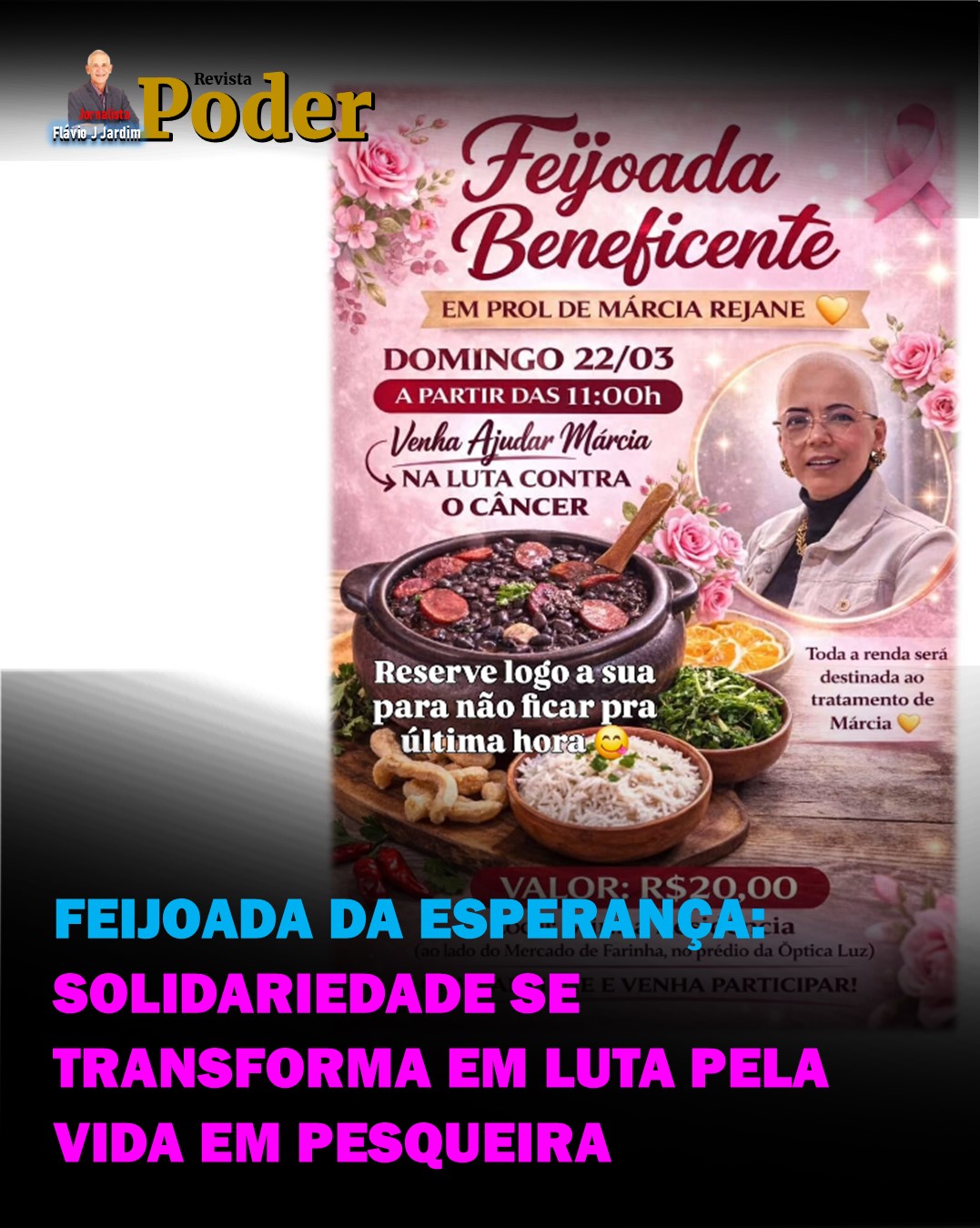 FEIJOADA DA ESPERANÇA: SOLIDARIEDADE SE TRANSFORMA EM LUTA PELA VIDA EM PESQUEIRA