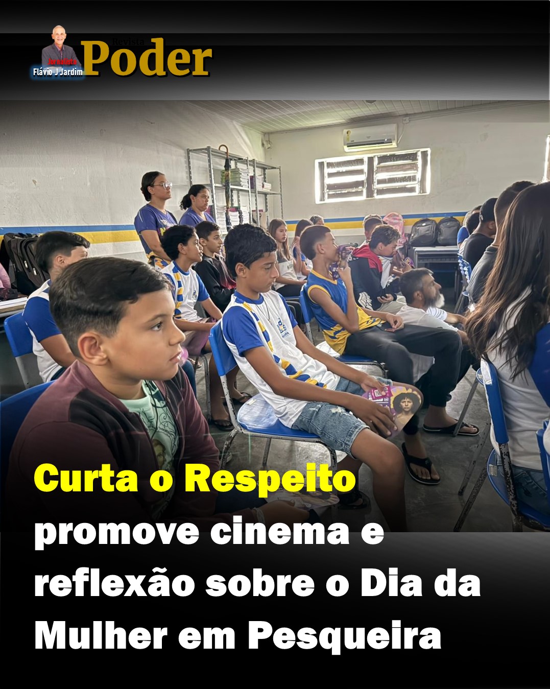 Curta o Respeito promove cinema e reflexão sobre o Dia da Mulher em Pesqueira