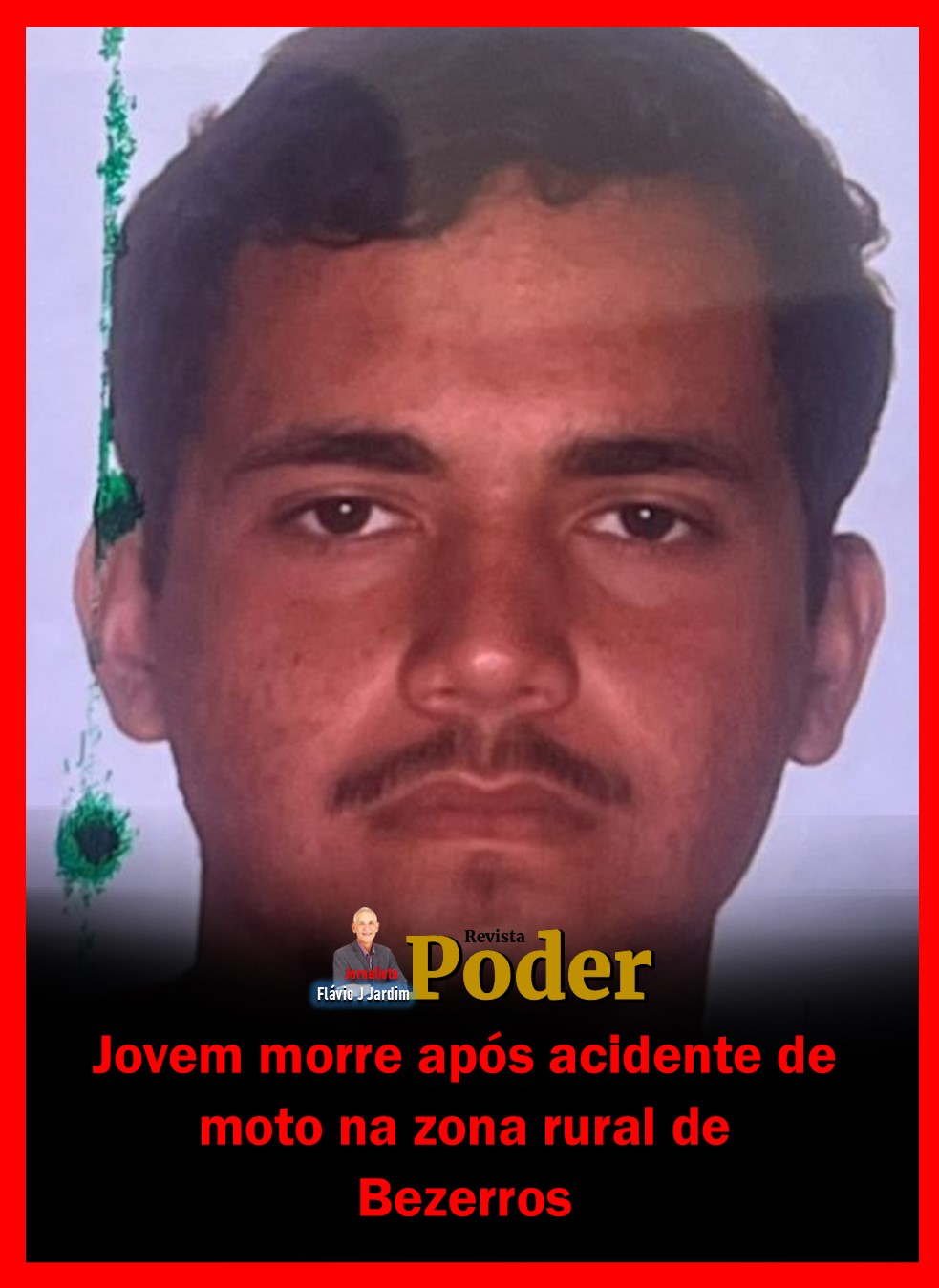 Jovem morre após acidente de moto na zona rural de Bezerros