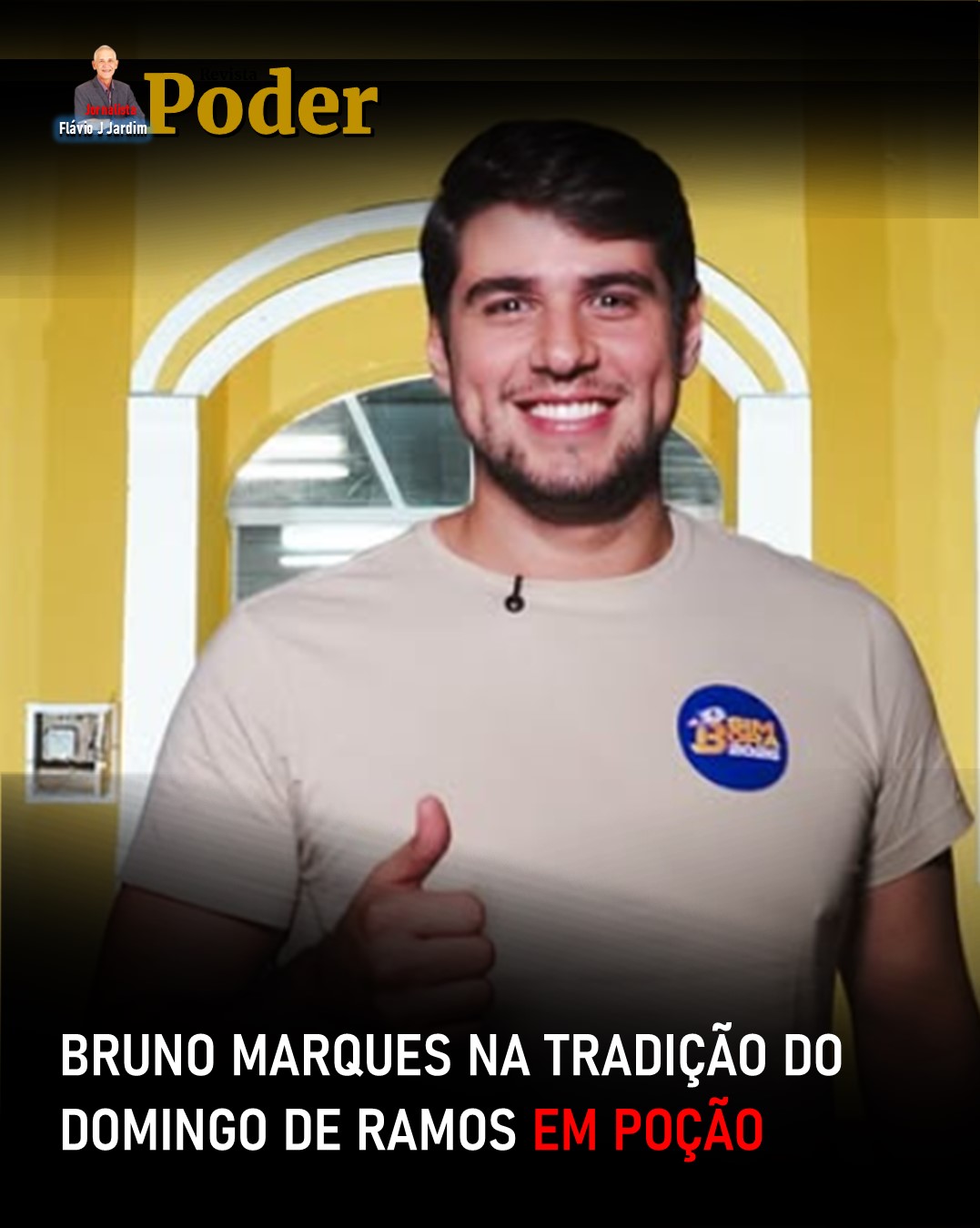 BRUNO MARQUES GANHA FORÇA NO AGRESTE E MARCA PRESENÇA NA TRADIÇÃO DO DOMINGO DE RAMOS EM POÇÃO