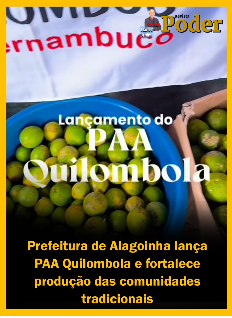 Prefeitura de Alagoinha lança PAA Quilombola e fortalece produção das comunidades tradicionais