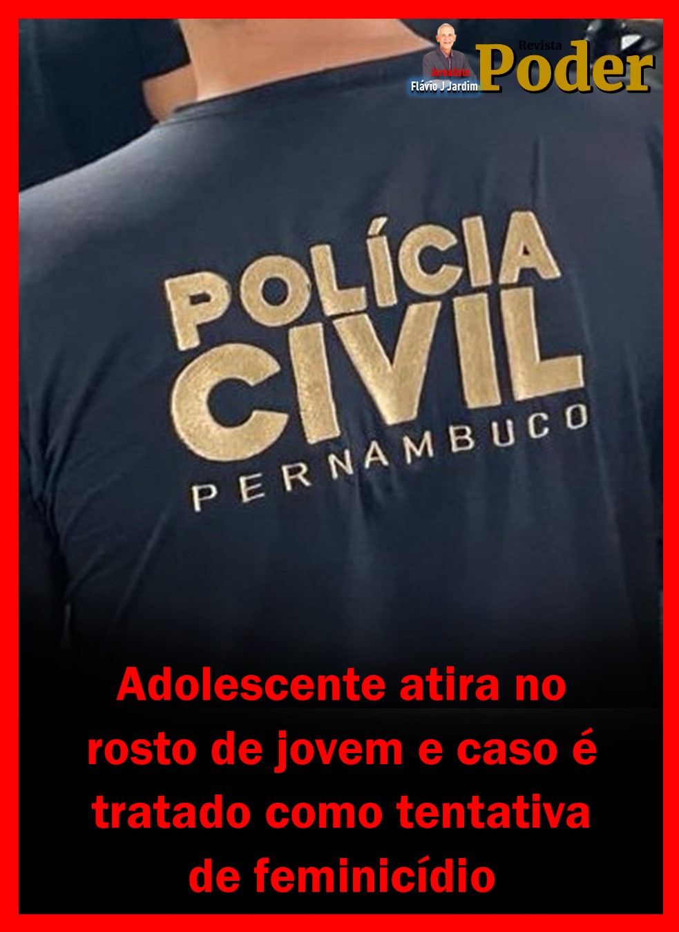 Adolescente atira no rosto de jovem e caso é tratado como tentativa de feminicídio