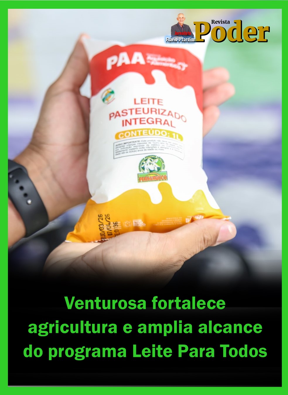 Venturosa fortalece agricultura e amplia alcance do programa Leite Para Todos