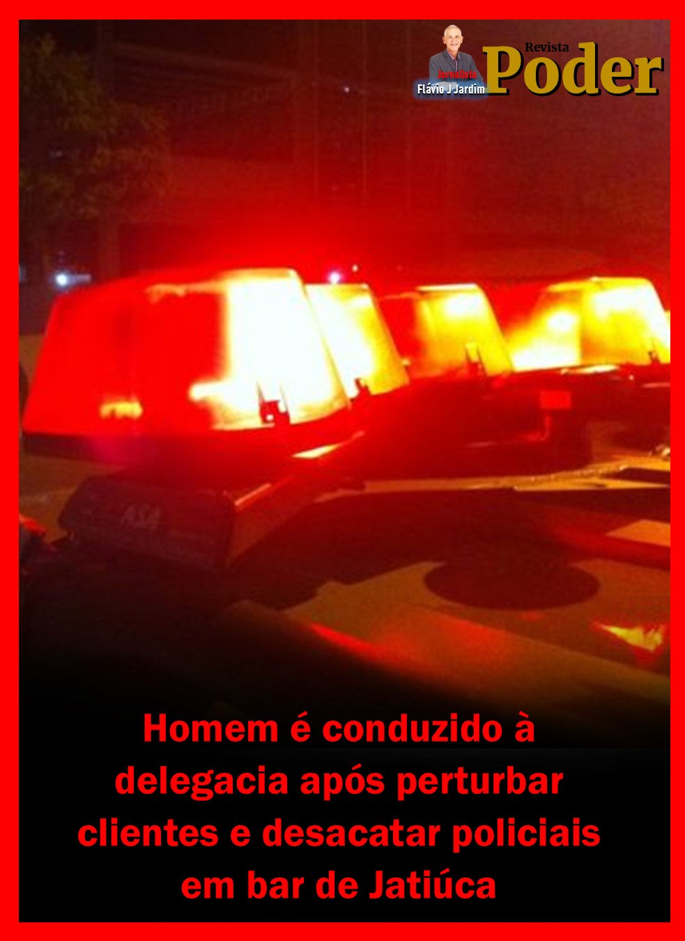 Homem é conduzido à delegacia após perturbar clientes e desacatar policiais em bar de Jatiúca