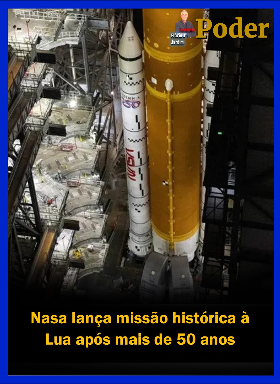 Nasa lança missão histórica à Lua após mais de 50 anos