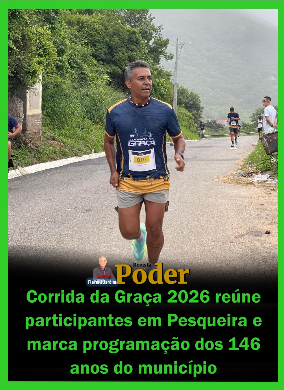 Corrida da Graça 2026 reúne participantes em Pesqueira e marca programação dos 146 anos do município