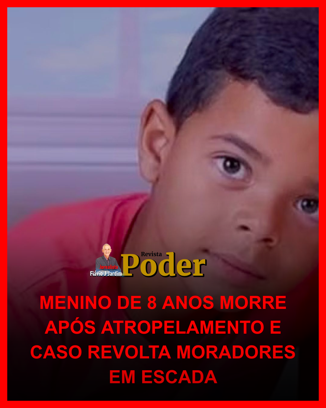 MENINO DE 8 ANOS MORRE APÓS ATROPELAMENTO E CASO REVOLTA MORADORES EM ESCADA