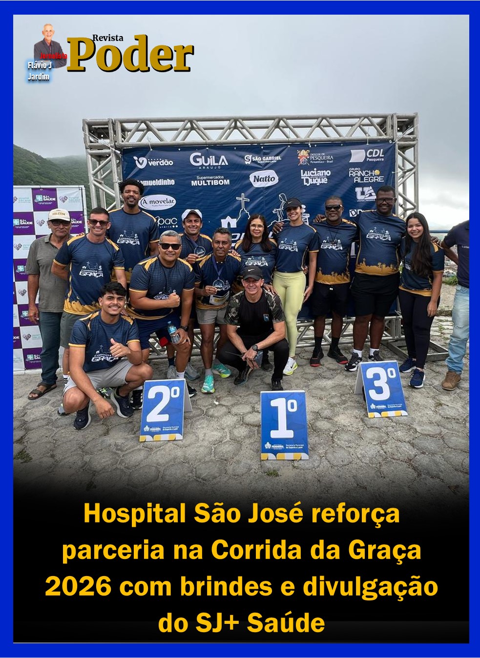Hospital São José reforça parceria na Corrida da Graça 2026 com brindes e divulgação do SJ+ Saúde