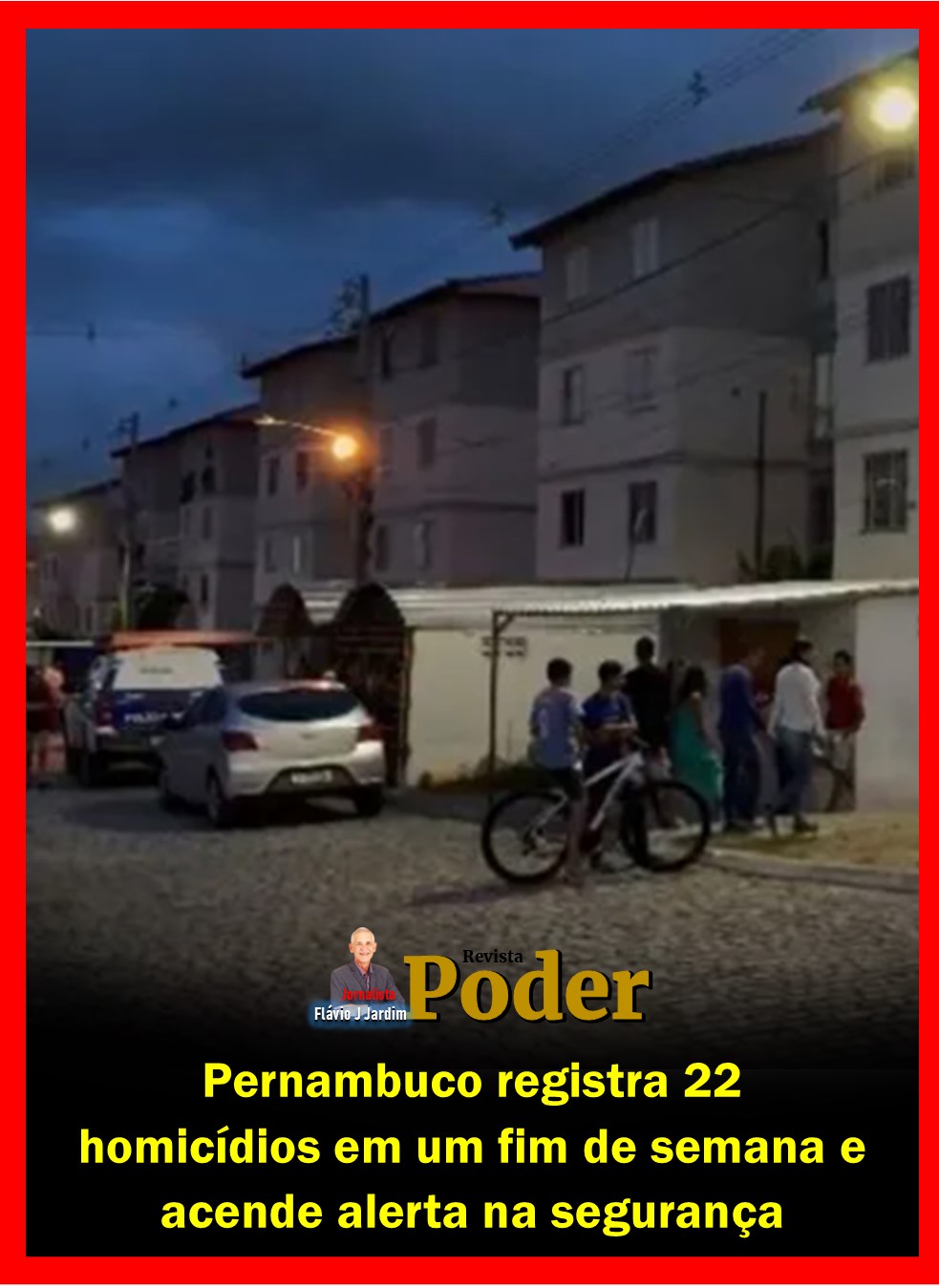 Pernambuco registra 22 homicídios em um fim de semana e acende alerta na segurança