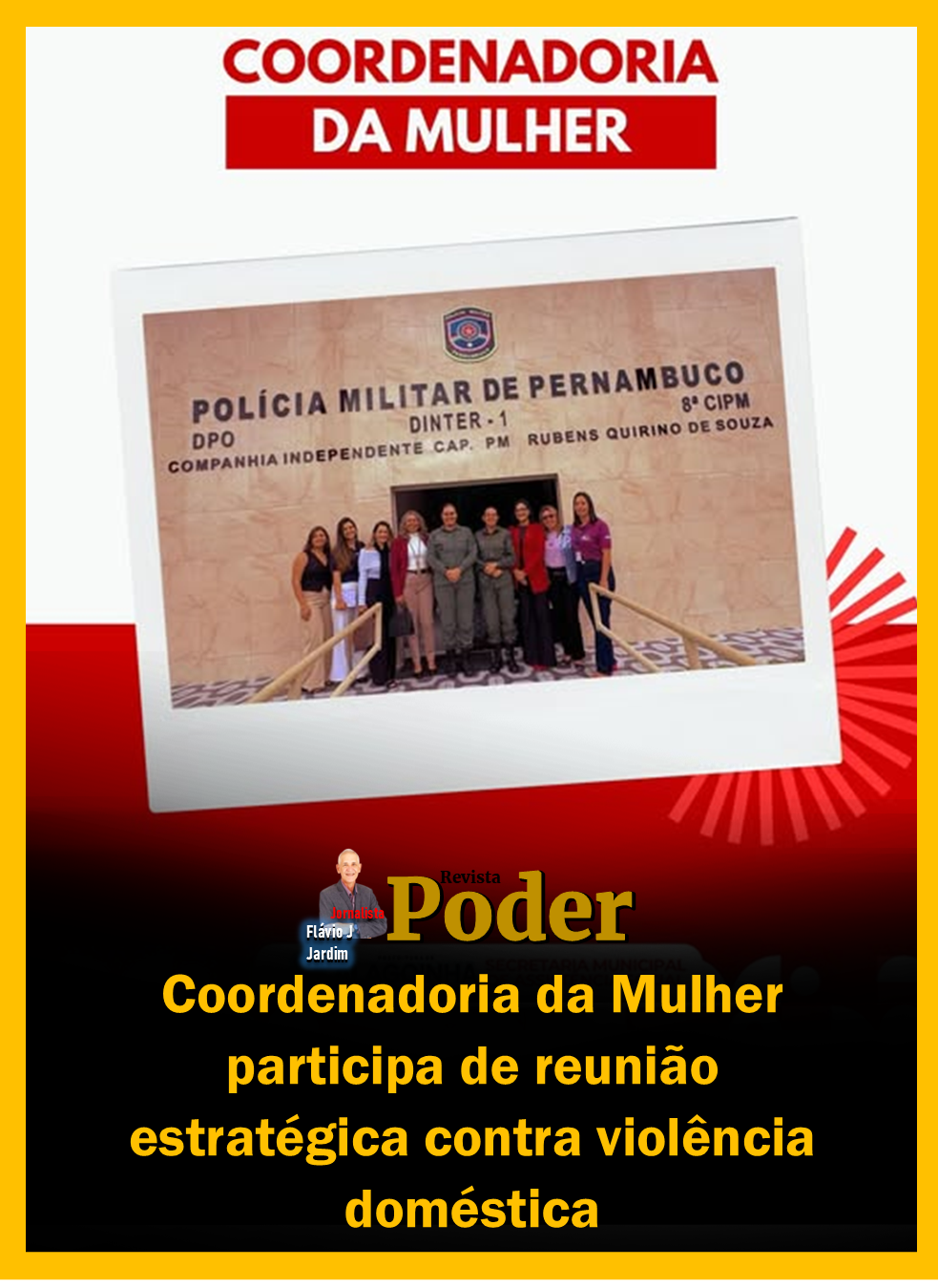 Coordenadoria da Mulher participa de reunião estratégica contra violência doméstica