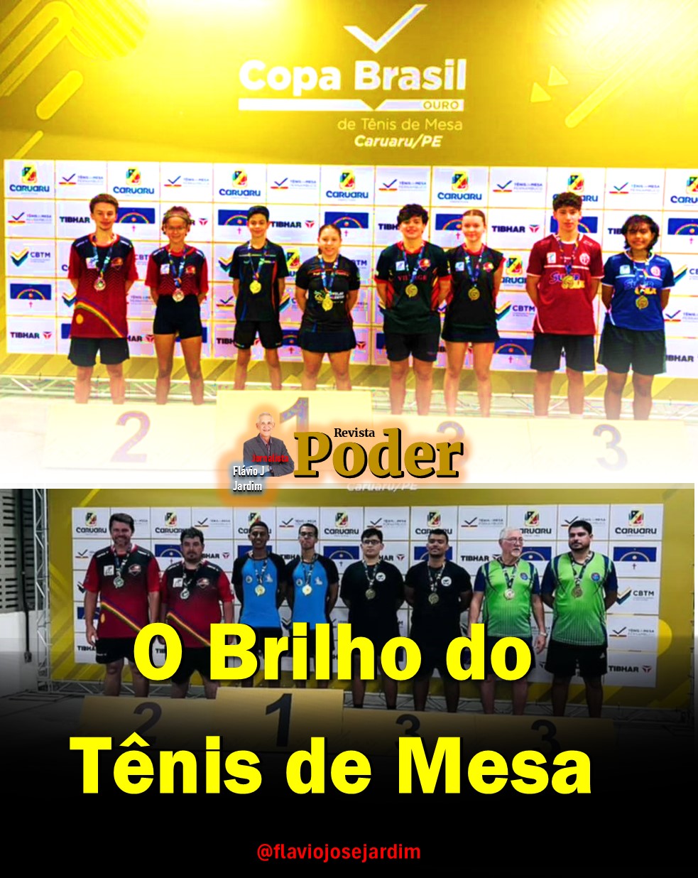 SANHARÓ BRILHA NAS MESAS E CONQUISTA O AGRESTE COM SHOW DE MEDALHAS NA COPA DO BRASIL