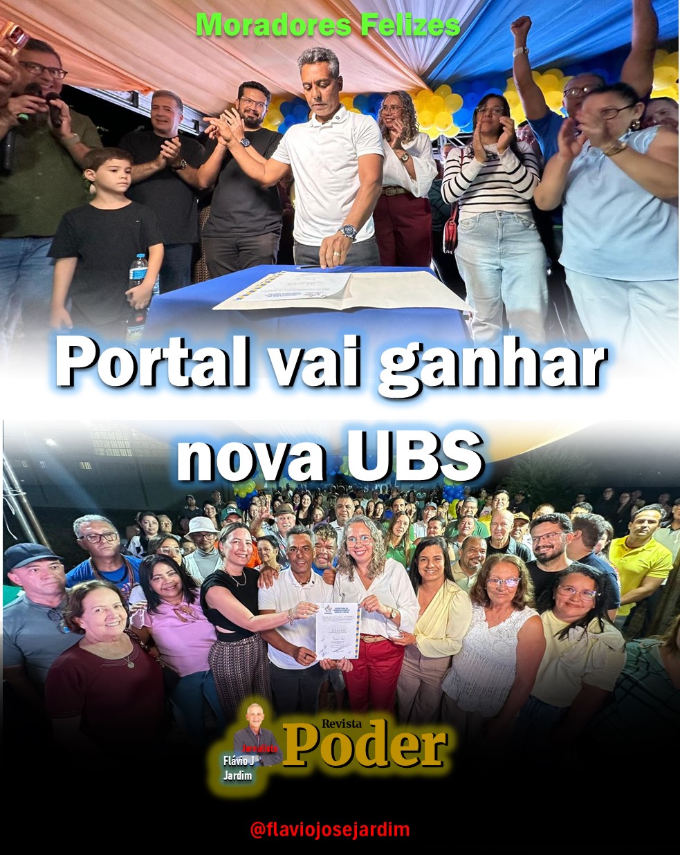 Portal vai ganhar nova UBS | Prefeitura de Pesqueira assina ordem de serviço da obra nesta quinta (7)
