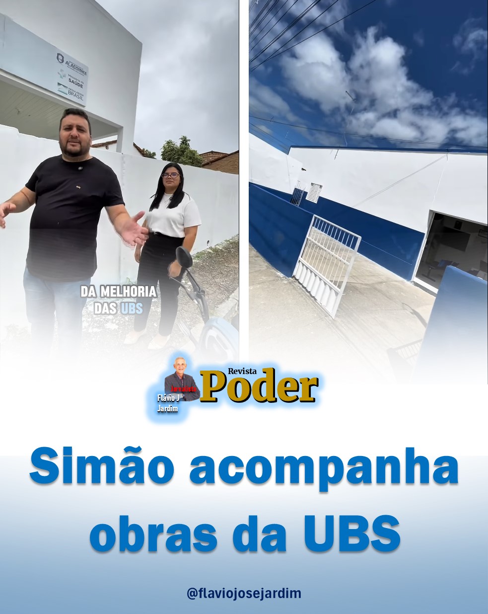 Simão Costa acompanha obras em UBS e reforça compromisso com a saúde pública em Alagoinha