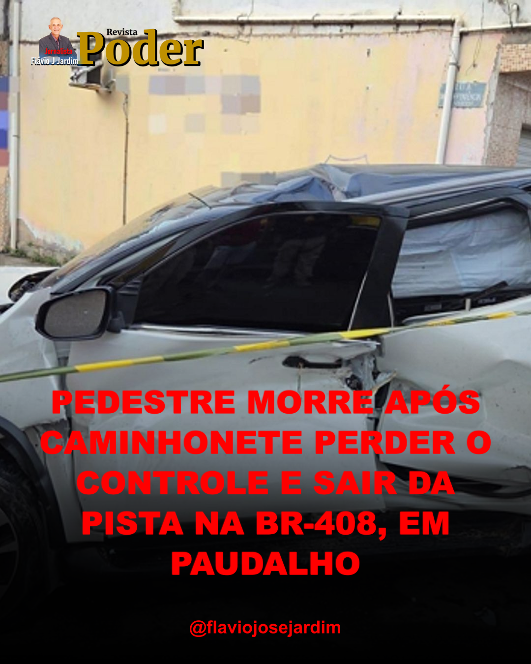 PEDESTRE MORRE EM ACIDENTE NA BR-408