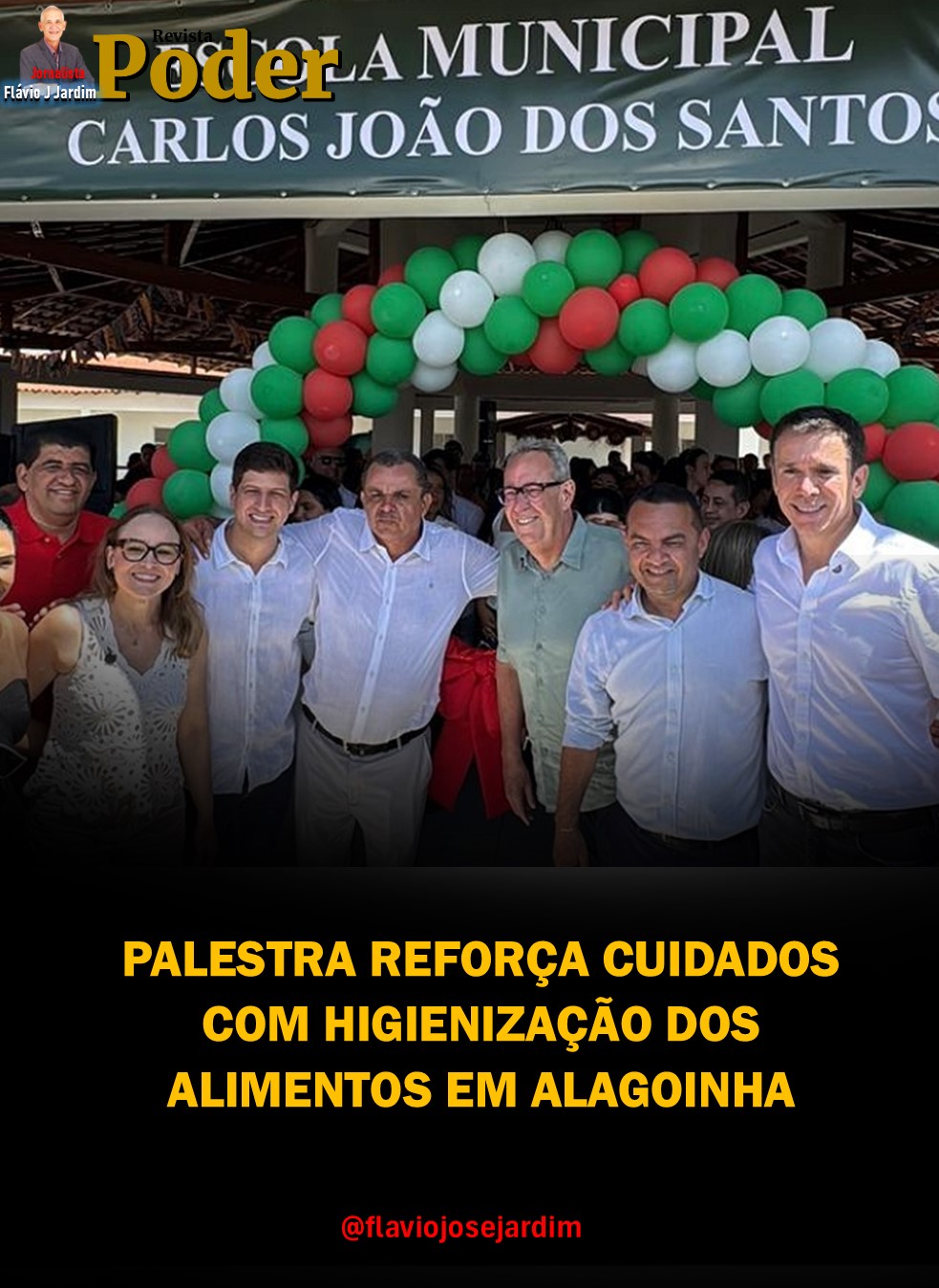 LAJEDO INAUGURA NOVA ESCOLA MUNICIPAL NOS 77 ANOS DA CIDADE COM PRESENÇA DE GRANDES LIDERANÇAS POLÍTICAS