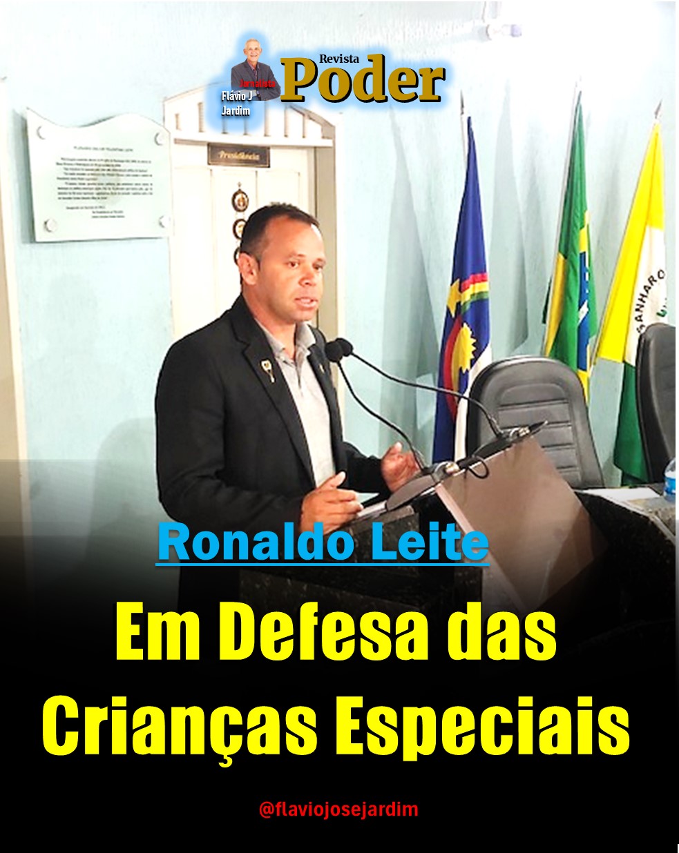 Ronaldo Leite levanta bandeira em defesa das crianças especiais e mobiliza Câmara de Sanharó