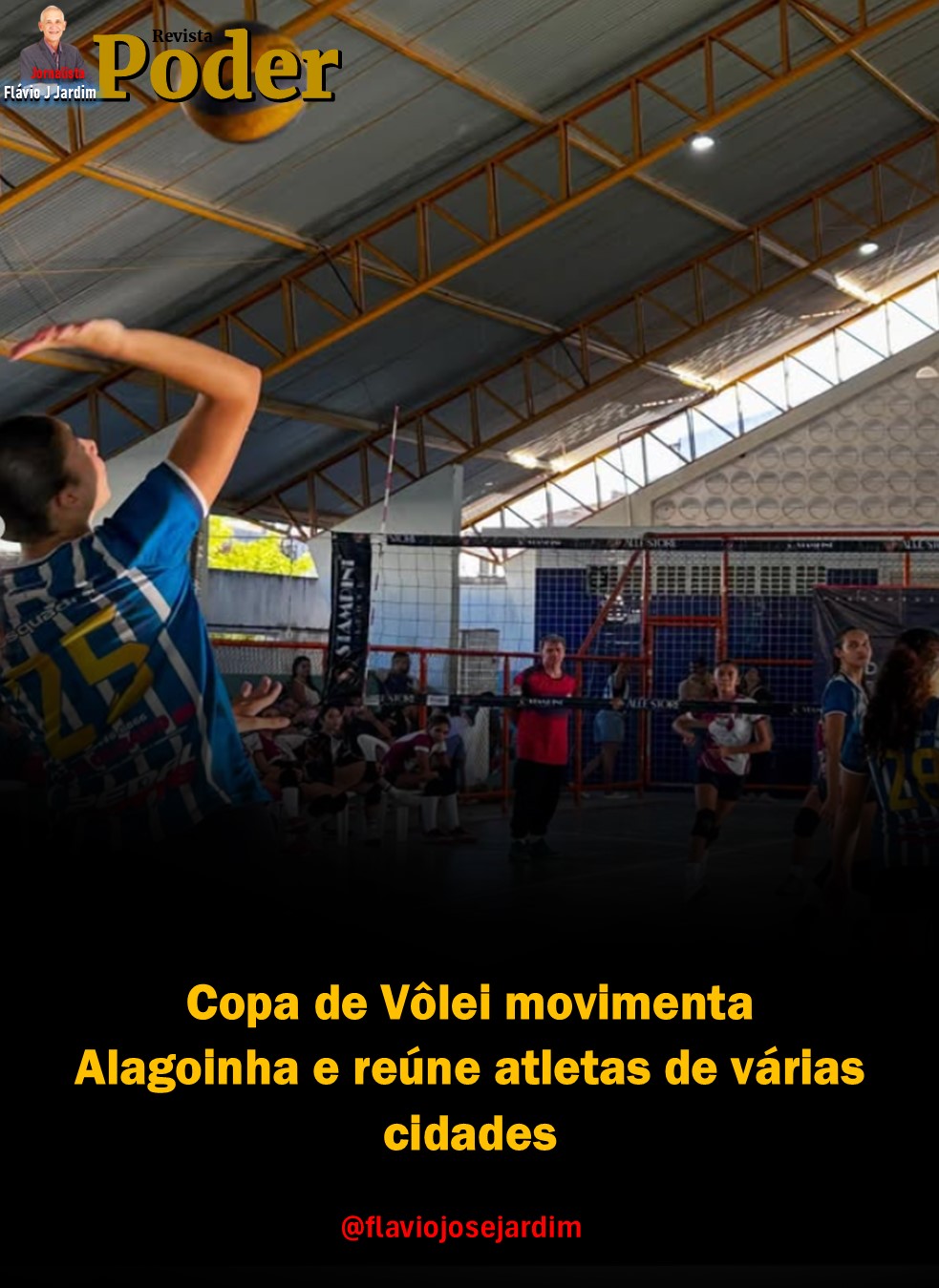 Copa de Vôlei movimenta Alagoinha e reúne atletas de várias cidades