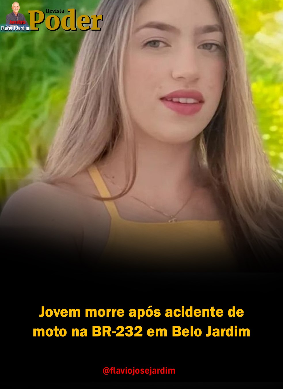 Jovem morre após acidente de moto na BR-232 em Belo Jardim