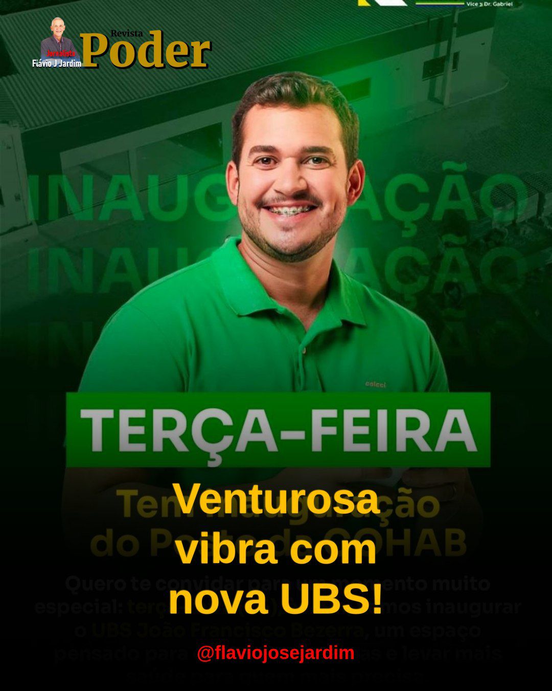 Venturosa inaugura nova UBS da COHAB e reforça investimentos na saúde pública