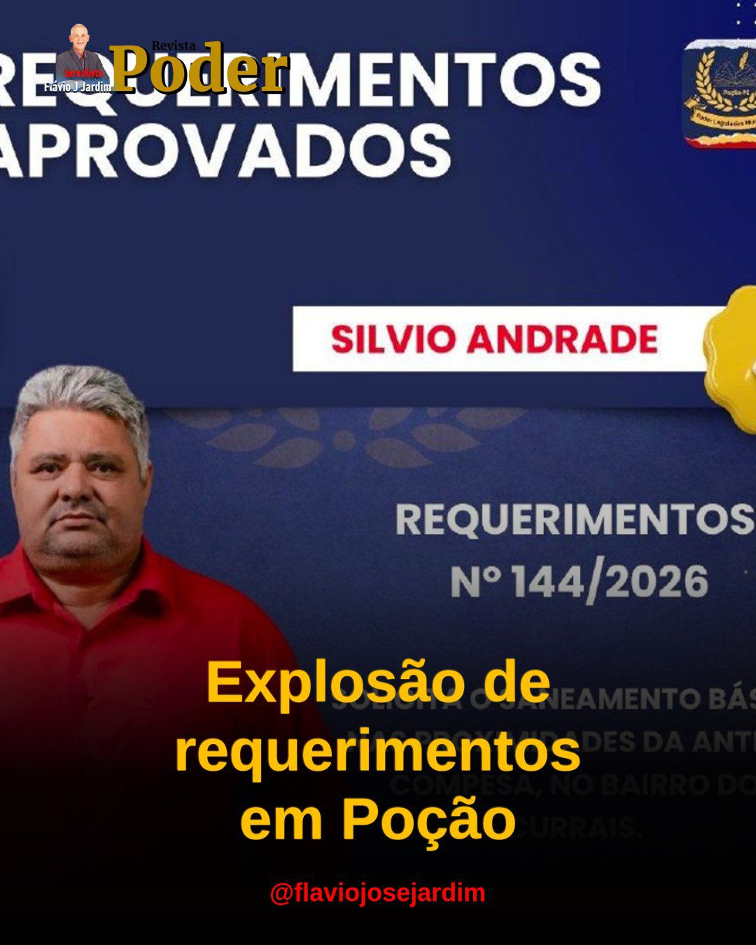 “O vereador das ações”: Silvio Andrade