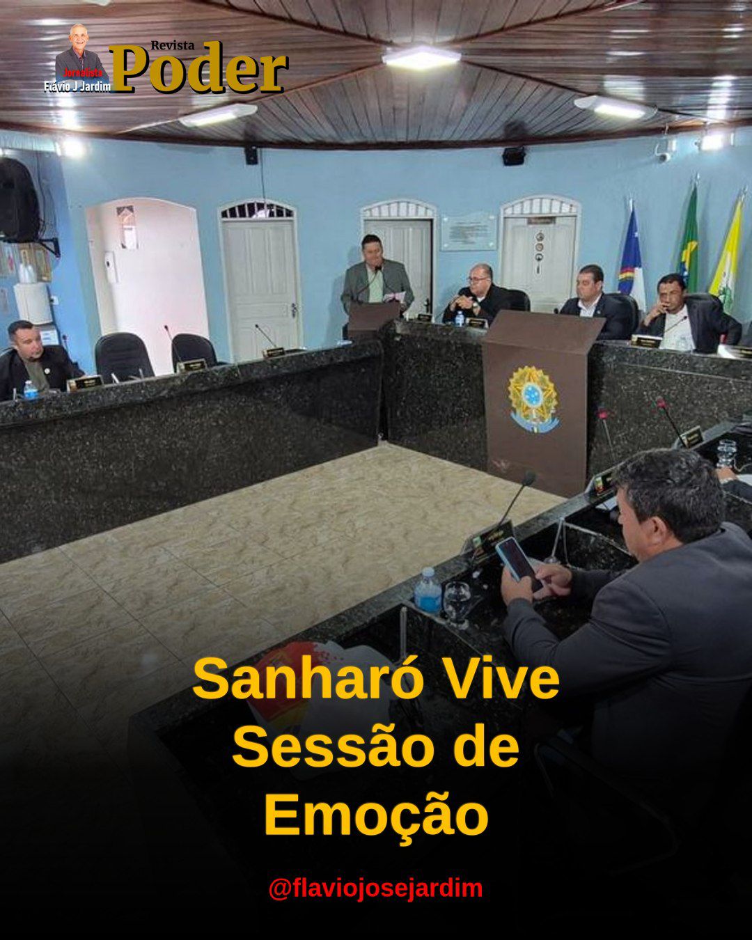 UNIÃO, FÉ E TRABALHO MARCAM SESSÃO HISTÓRICA DA CÂMARA DE SANHARÓ