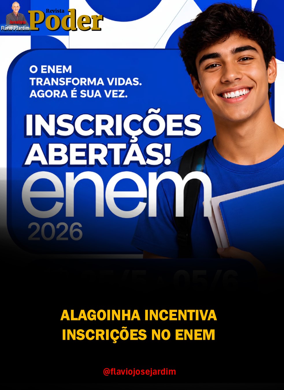 ALAGOINHA INCENTIVA INSCRIÇÕES NO ENEM
