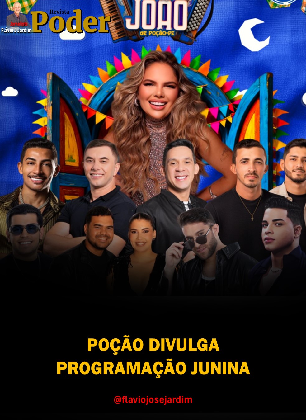POÇÃO DIVULGA PROGRAMAÇÃO JUNINA