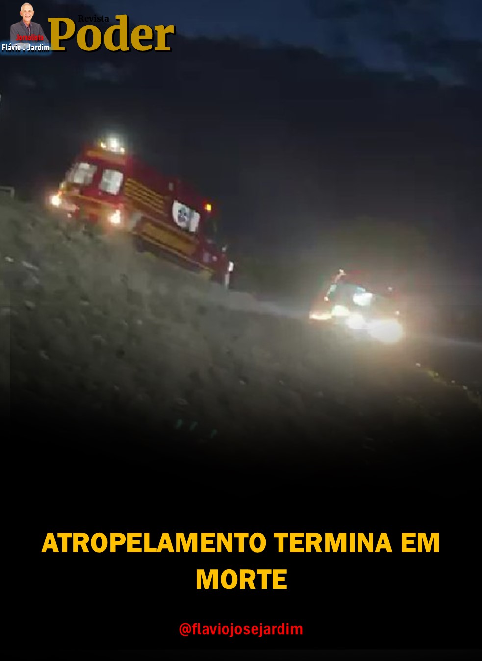 ATROPELAMENTO TERMINA EM MORTE