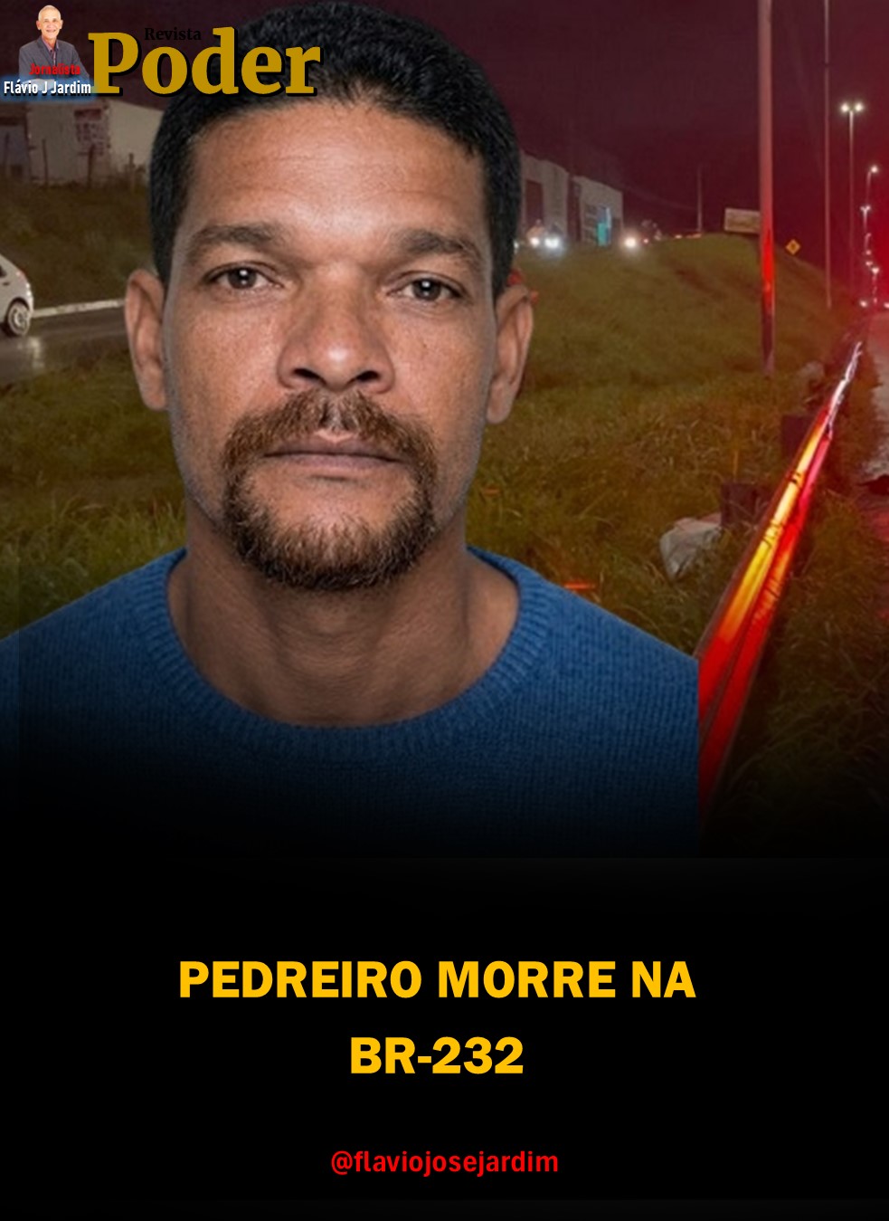PEDREIRO MORRE NA BR-232