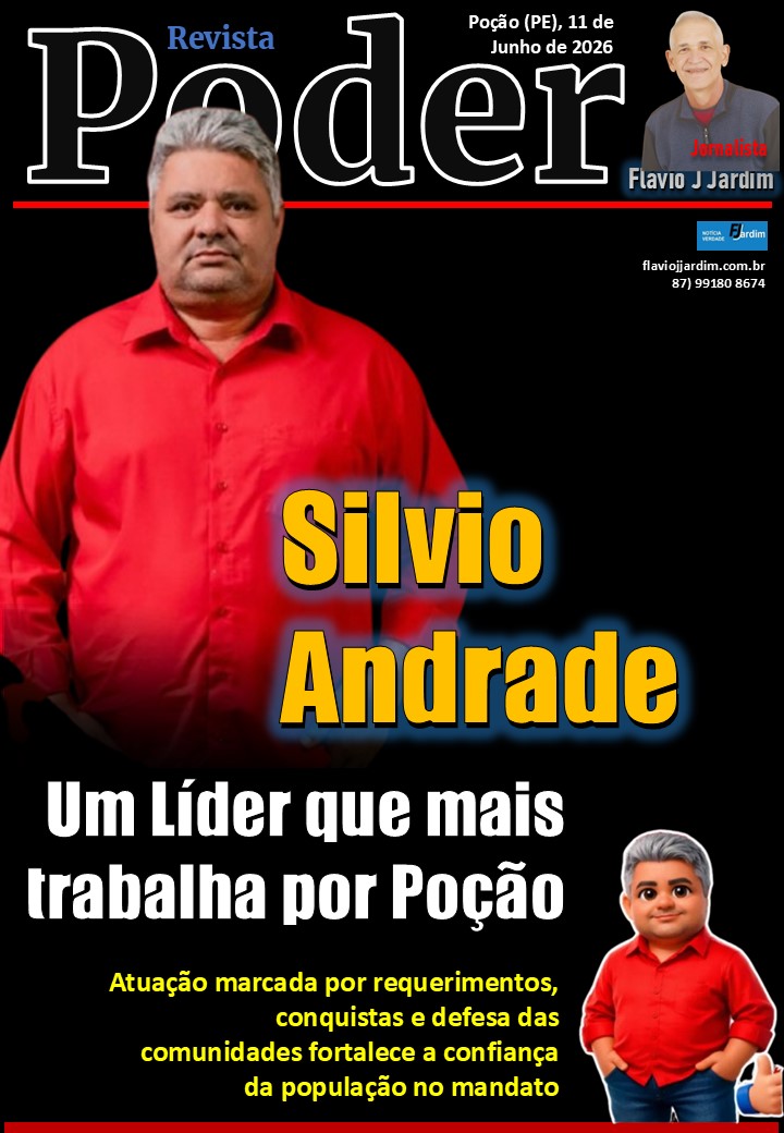 VEREADOR SÍLVIO ANDRADE CONSOLIDA APROVAÇÃO POPULAR COM TRABALHO INTENSO E RESULTADOS PARA POÇÃO