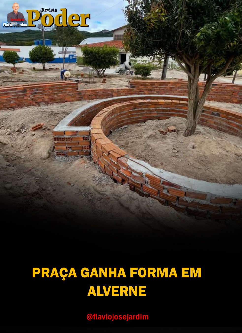 PRAÇA GANHA FORMA EM ALVERNE
