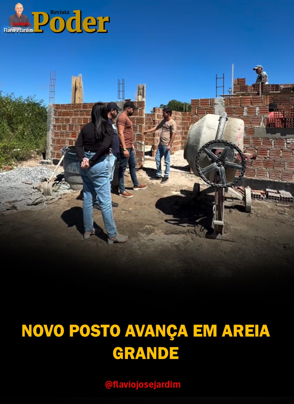 NOVO POSTO AVANÇA EM AREIA GRANDE
