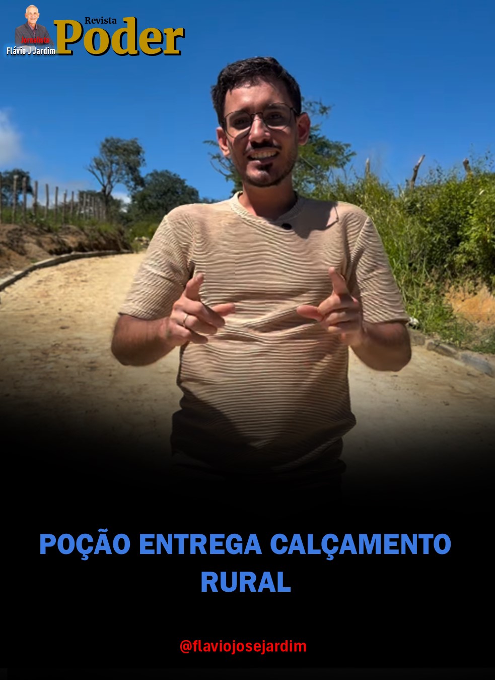 POÇÃO ENTREGA CALÇAMENTO RURAL