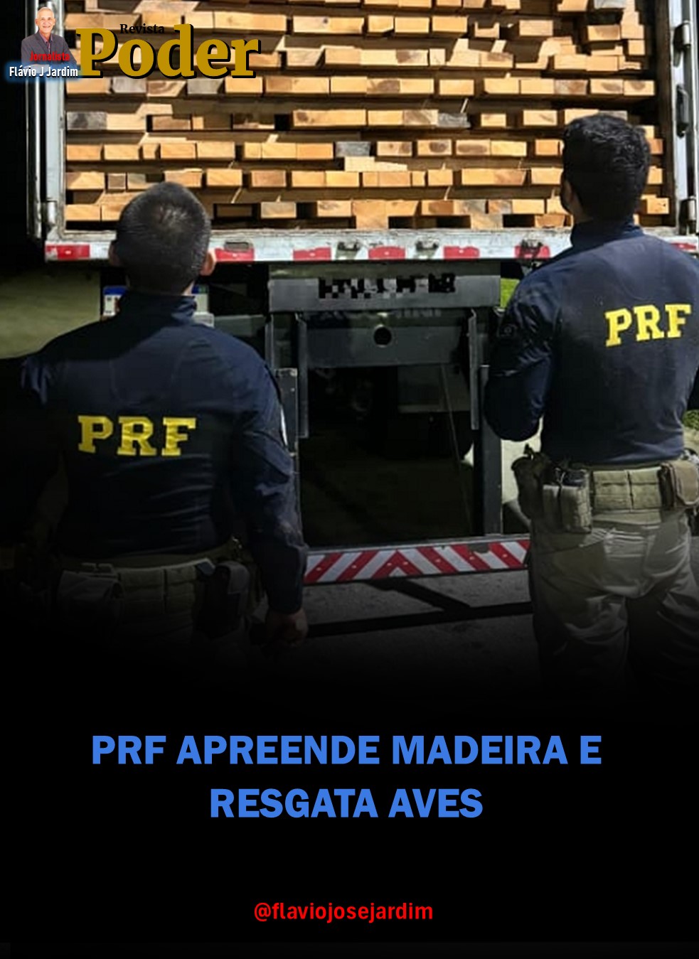 PRF APREENDE MADEIRA E RESGATA AVES