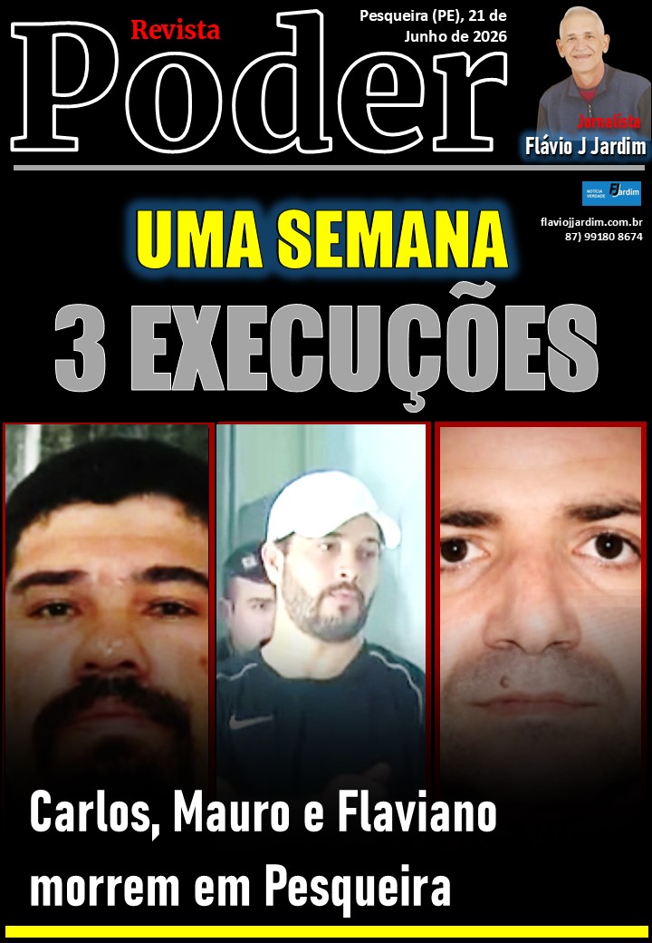TRÊS EXECUÇÕES EM APENAS SETE DIAS MERGULHAM A CIDADE NO MEDO E NA REVOLTA. Pesqueira em Estado de Alerta