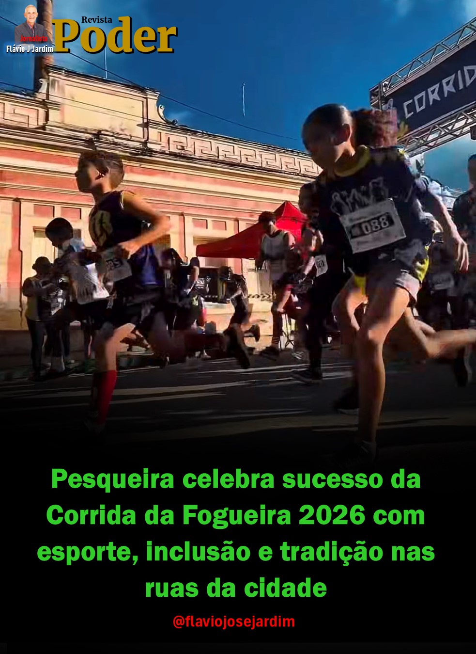 Pesqueira celebra sucesso da Corrida da Fogueira 2026 com esporte, inclusão e tradição nas ruas da cidade